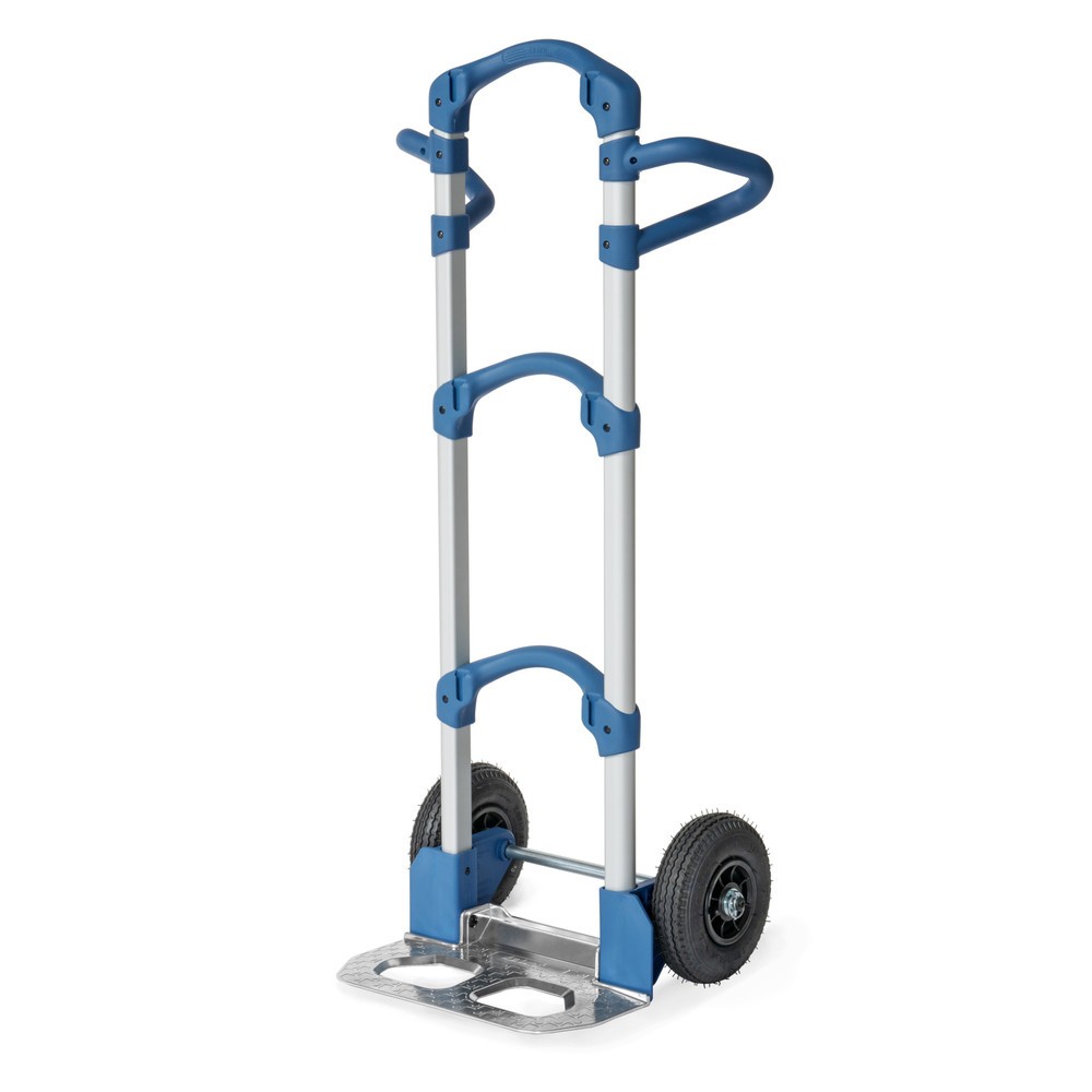Obraz produktu: Składany aluminiowy wózek transportowy fetra® Wuppi, udźwig 200 kg, szufla szer. x gł. 425 x 165 mm