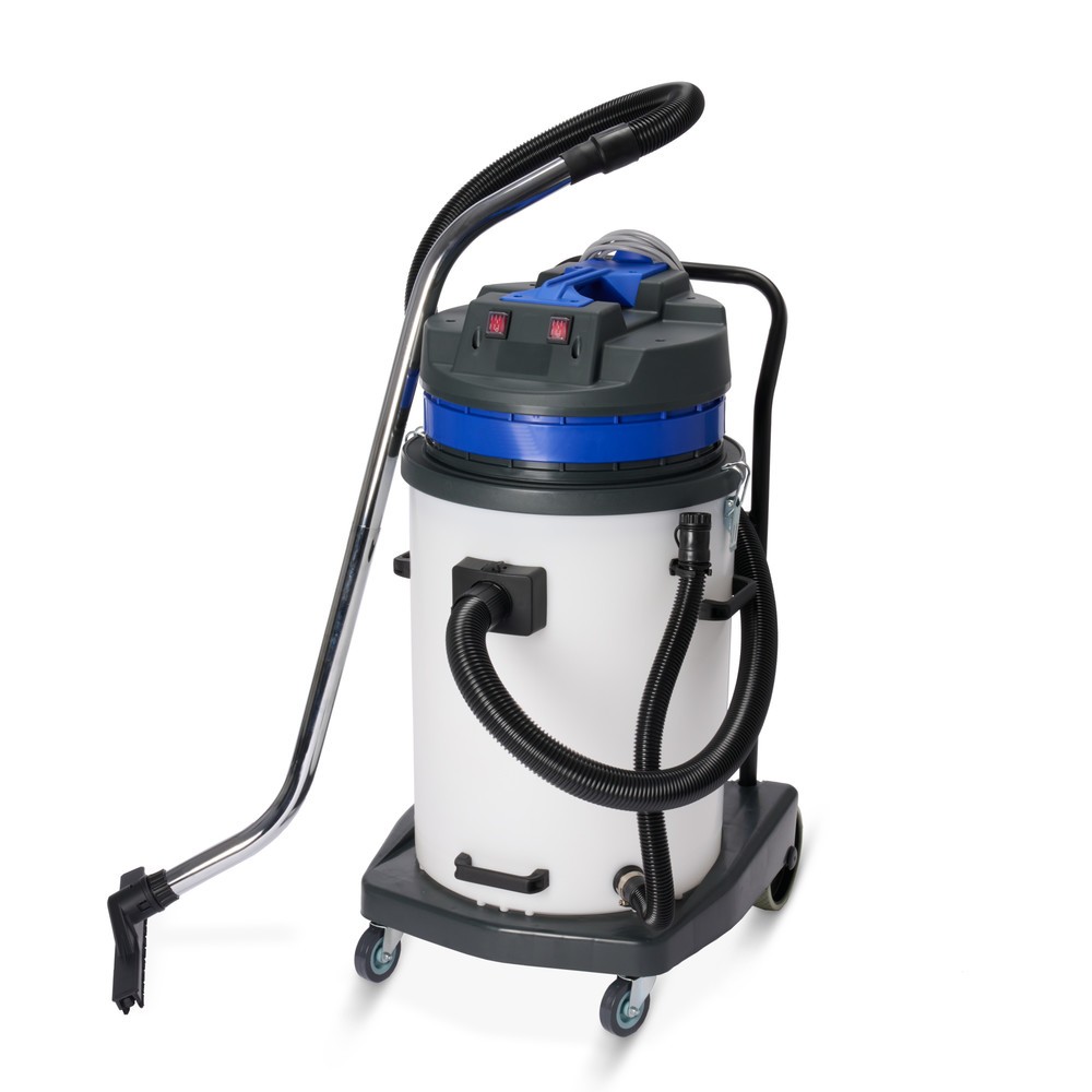 Obraz produktu: Odkurzacz przemysłowy BASIC, przechylane podwozie, do odkurzania na mokro i na sucho, 2 000 W, 70 l