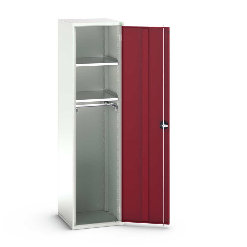 Obraz produktu: Szafa garderobiana bott verso, z 2 półkami oraz 1 wieszakiem na ubrania, szer. x gł. x wys.: 525 x 550 x 2000 mm