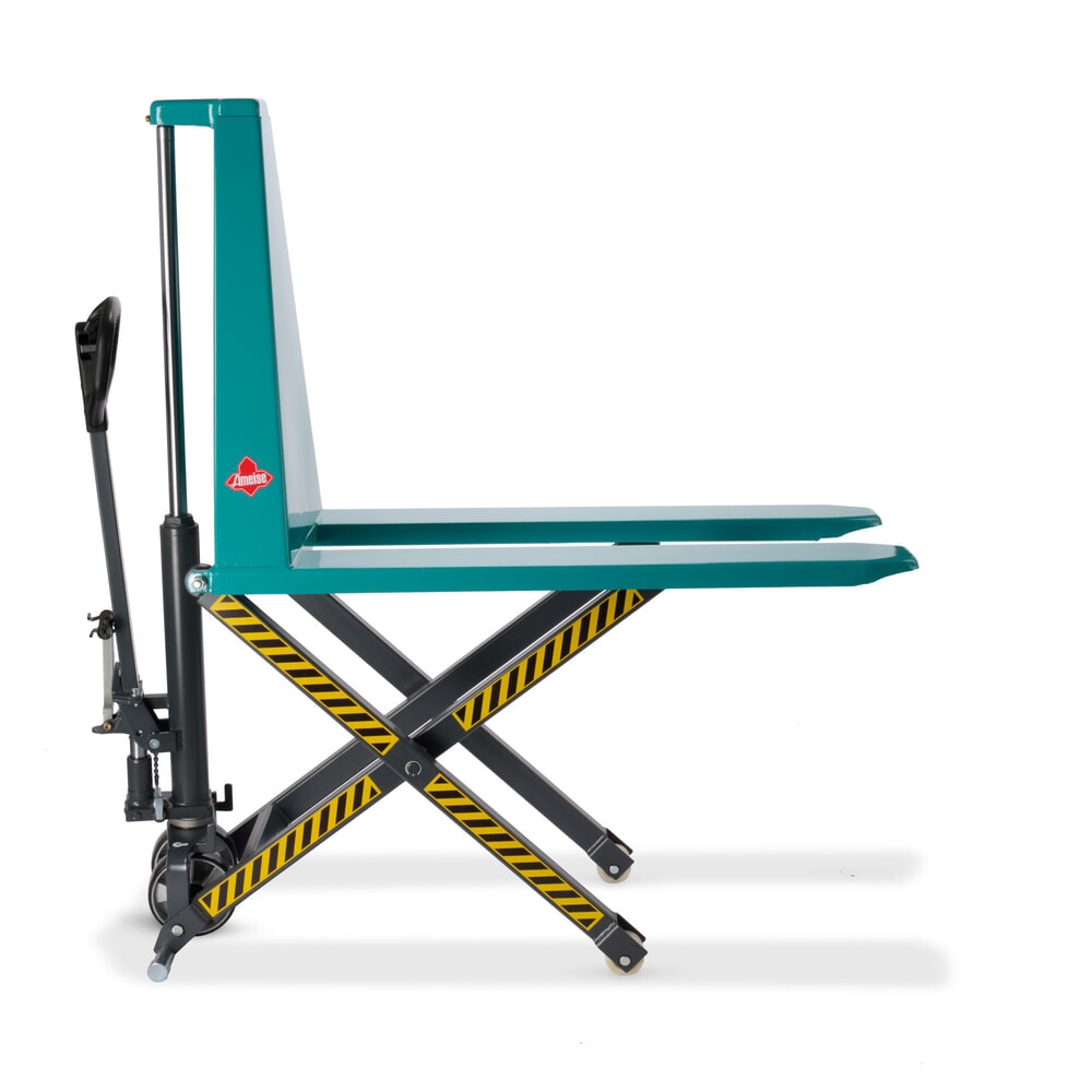Zdjęcie produktu nr 1: Wózek paletowy z podnośnikiem nożycowym Ameise® PTM 1.0 Scissor z funkcją szybkiego unoszenia, udźwig 1000 kg, długość wideł 1150 mm