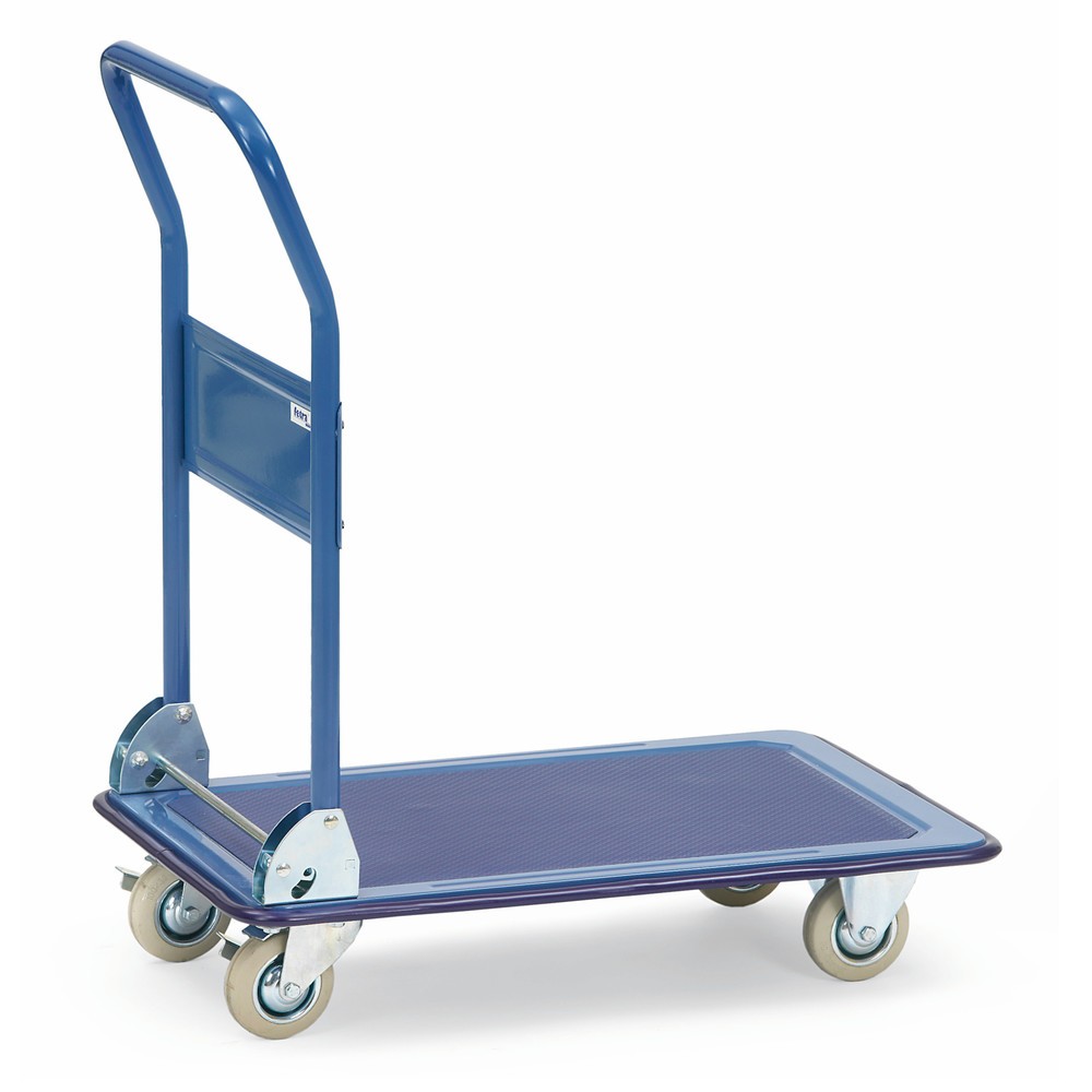 Obraz produktu: Wózek platformowy fetra® z platformą stalową 750 x 480 mm, udźwig 150 kg