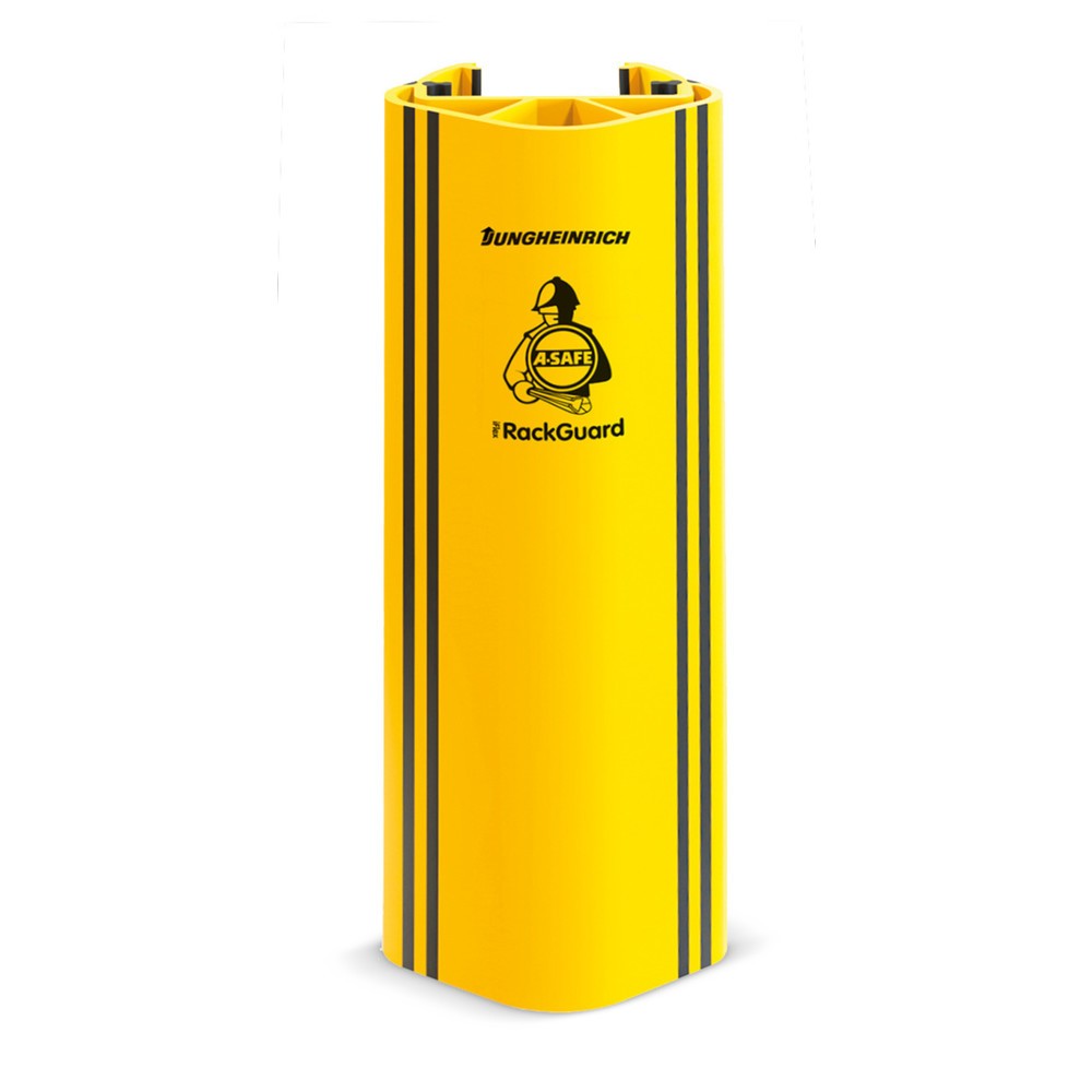Obraz produktu: Zabezpieczenie przed kolizją do regałów RackGuard z MEMAPLEX®, wymiary wewnętrzne wys. x szer. x gł. 600 x 85 x 80 mm