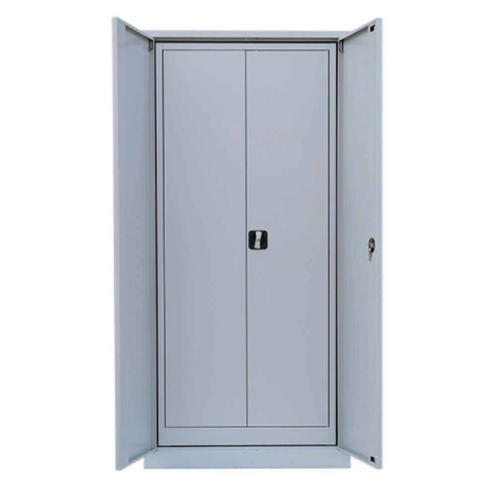 Obraz produktu: Zestaw szaf z drzwiami skrzydłowymi HEMMDAL HFS-1, 4,5 + 5 poz., wys. x szer. x gł. 1800 x 800 x 380 mm + 1950 x 920 x 420 mm, ocynkowane półki